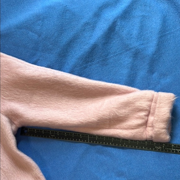 Appleseed's Pink Mohair Jacket Cozy Wool-Blend - Picture 6 of 9